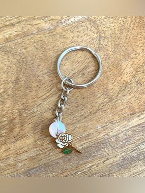 Flower Keychain / Purse Charm - New